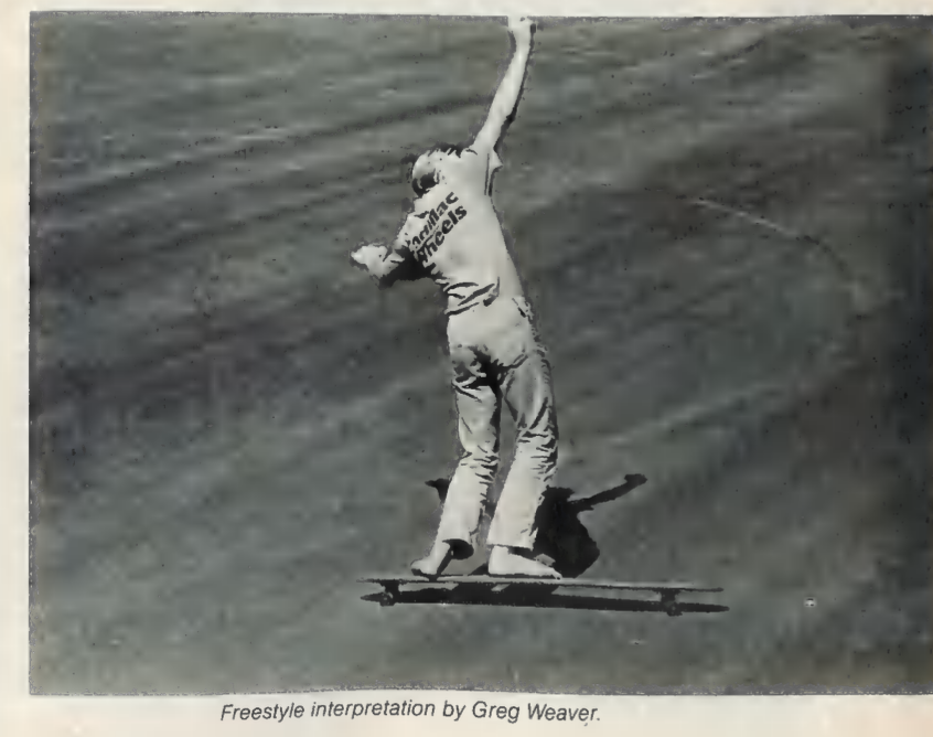 Greg Weaver carving on a longboard